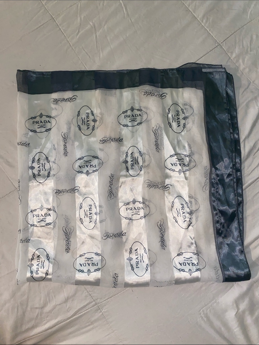 Prada silk scarf